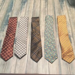 Men's Tie Lot Of 5